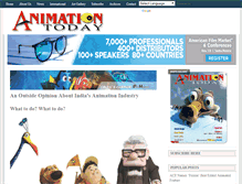 Tablet Screenshot of animationtoday.net